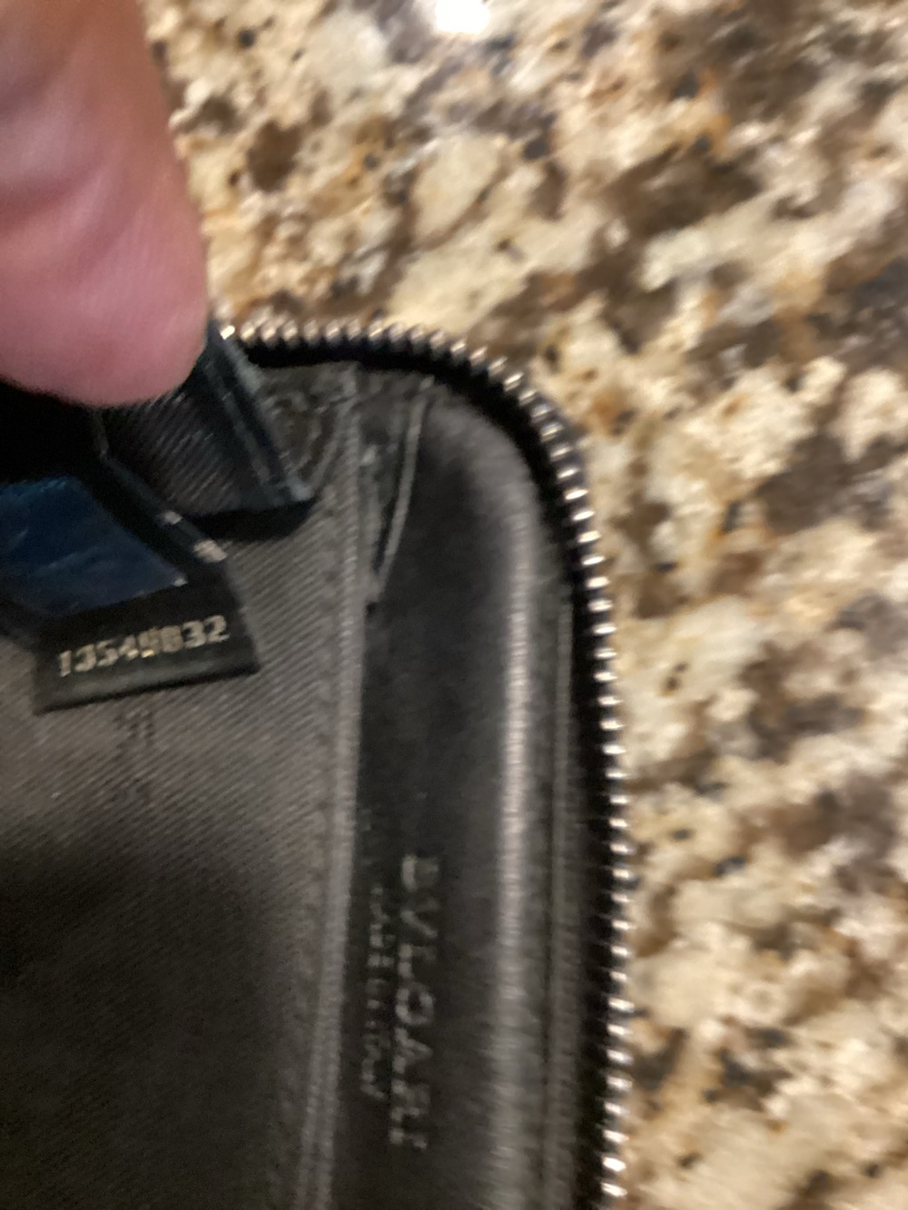 Bulgari Black Textured Zip Audio Case - Picture 7 of 7